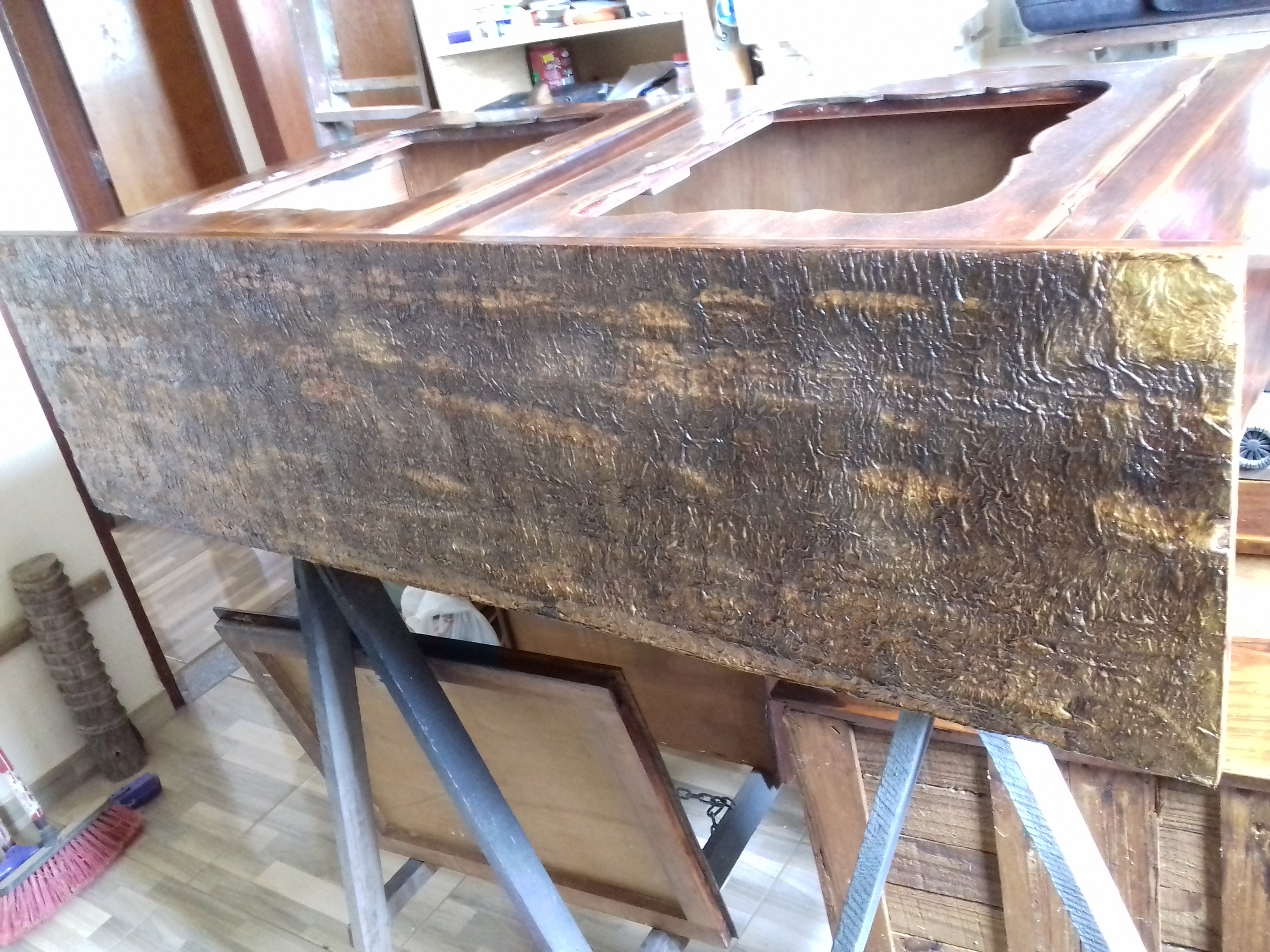 Enxerto com Massa e Gesso